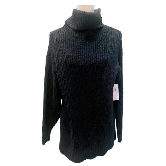For the Republic Black Oversized Turtleneck Sweater XS NWT NEW! - Picture 1 of 9